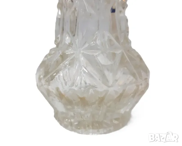 Стара кристална стъклена ваза (2.2), снимка 2 - Антикварни и старинни предмети - 49148960