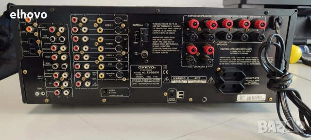Ресивър Onkyo TX-DS676, снимка 12 - Ресийвъри, усилватели, смесителни пултове - 52139820