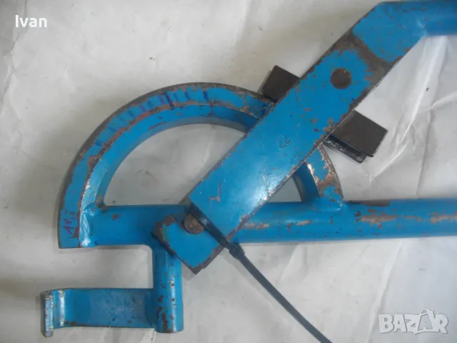 РЪЧЕН ТРЪБОГИБ 22мм Ръчен уред немски старо качество за огъване всякакви тръби метални дебелостенни , снимка 5 - Други инструменти - 47757096