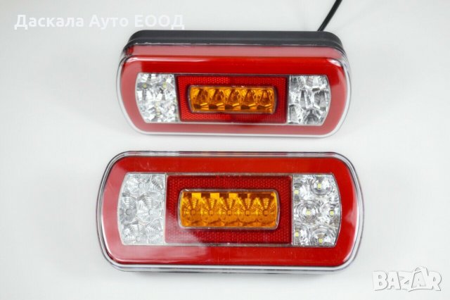 1 бр. Овал ЛЕД LED Неон диодни стопове стоп , 12V , MPK142 , снимка 2 - Аксесоари и консумативи - 35490400