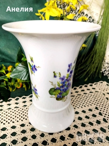 Виолетки ваза Heinrich England , снимка 4 - Вази - 52998862