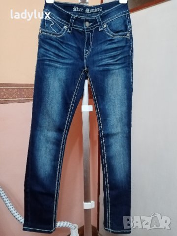 Blue Monkey, Нови, Оригинални Маркови Дънки, Размер 27. Код 2053, снимка 13 - Дънки - 43202725