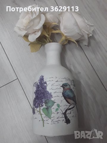 Кашпи и вази с декоративни цветя . Продават се заедно., снимка 15 - Изкуствени цветя - 43384312