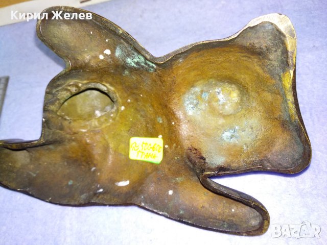 Старо ГОЛЯМО РУСКО МЕТАЛНО МЕЧЕ РЯДКА Колекционерска БРОНЗОВА ФИГУРКА СССР МАЙСТОРСКА РАБОТА 34146, снимка 8 - Колекции - 43828256