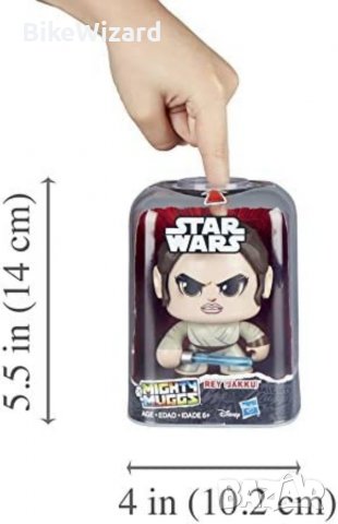 Mighty Muggs Star Wars Rey, E2174 фигурка НОВА, снимка 7 - Фигурки - 38812626