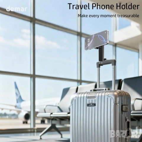 Поставка за телефон UNITEDTIME, съвместима с Magsafe, за бюро, пътуване, снимка 8 - Селфи стикове, аксесоари - 52454105