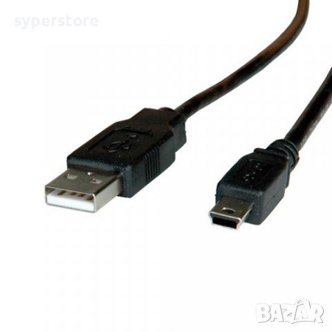 Кабел USB2.0 A-Mini 5pin, 3m SS301134