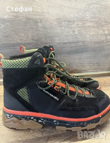 Боти Scotch & Soda от текстил и велур 43-44, снимка 2 - Мъжки боти - 48713568