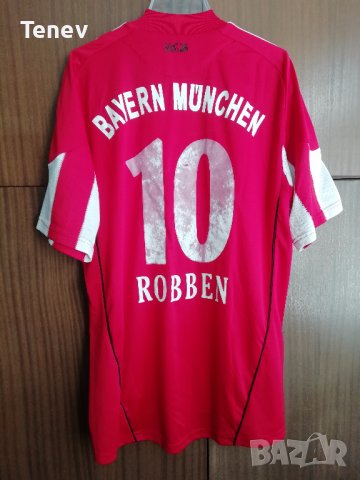 Bayern Munich Arjen Robben Adidas оригинална футболна тениска фланелка Байерн Мюнхен Робен, снимка 2 - Тениски - 38464776