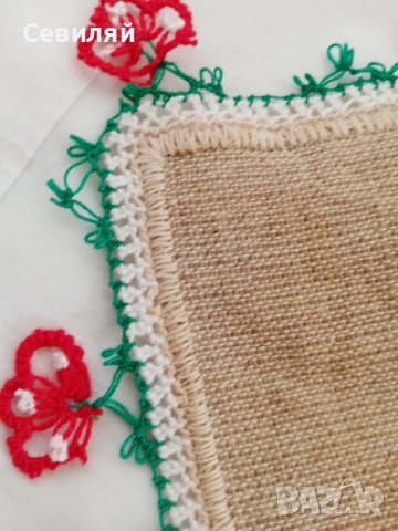 бродирана кърпа с кене , снимка 2 - Други - 43325469