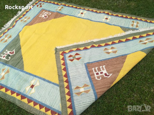 Ествествено тъкан килим Козяк 230см/165см, снимка 5 - Килими - 33132414