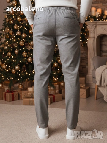 Мъжки тъмносиви панталони , снимка 3 - Панталони - 53037675
