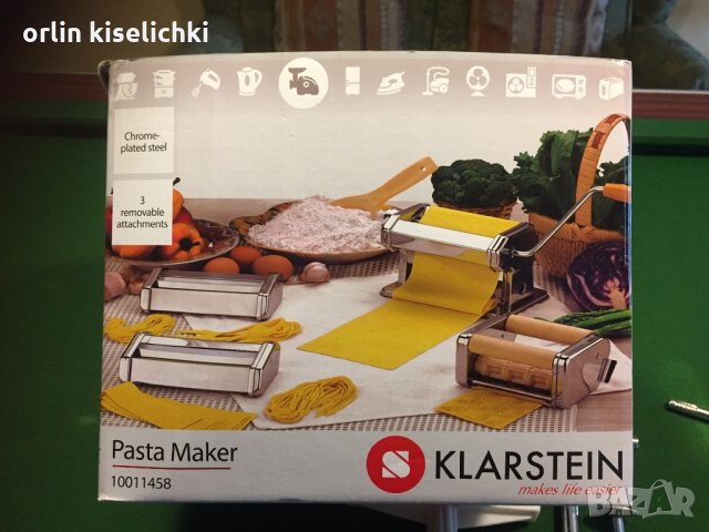 Паста - машина за домашни спагети, снимка 3 - Съдове за готвене - 28166981