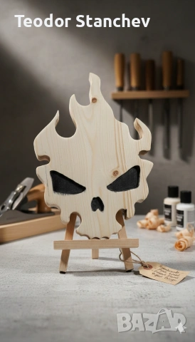 Огнен Череп“ декорация