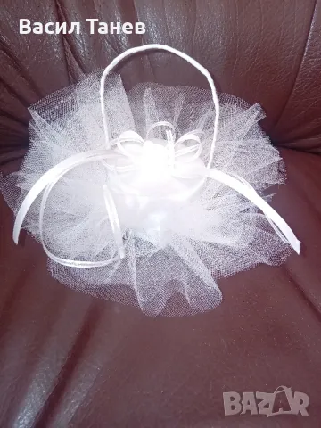 Кошнички за халки за сватба, всякакви цветове може 