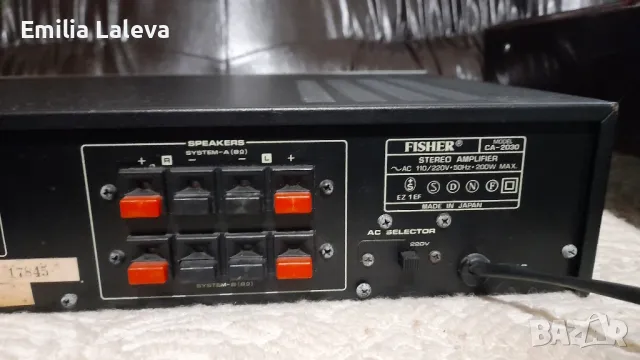 FISHER ca2030, снимка 5 - Ресийвъри, усилватели, смесителни пултове - 48454756