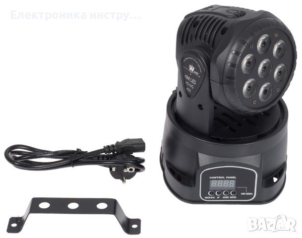 Двойна движеща се LED глава - Диско ефект тип BEAM движеща се глава, снимка 6 - Друга електроника - 43156686