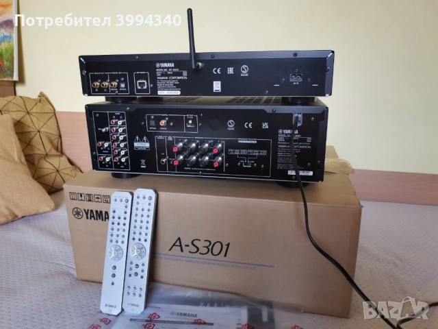 Продавам сет Yamaha: Network Player np-s303. и усилвател A-s 301, снимка 3 - Ресийвъри, усилватели, смесителни пултове - 51701149