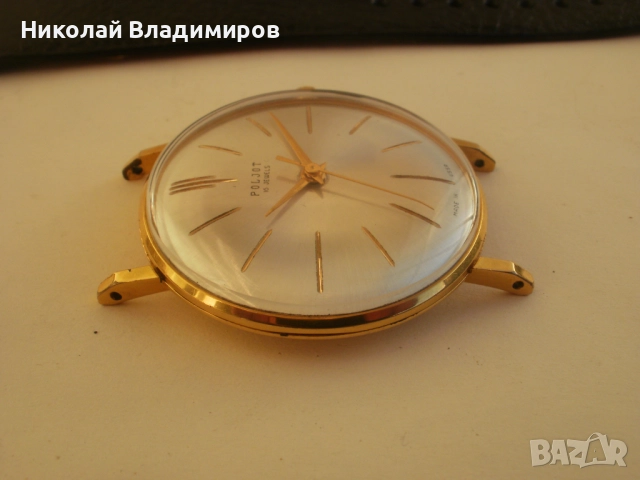 Poljot от фестивал в Москва ВЦСПС тип de luxe мъжки руски ръчен часовник, снимка 11 - Мъжки - 52414787