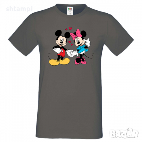Мъжка тениска Mickey & Minnie 7 Подарък,Изненада,Рожден ден, снимка 3 - Тениски - 36575586