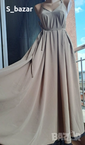 Пясъчна рокля с гол гръб,one size