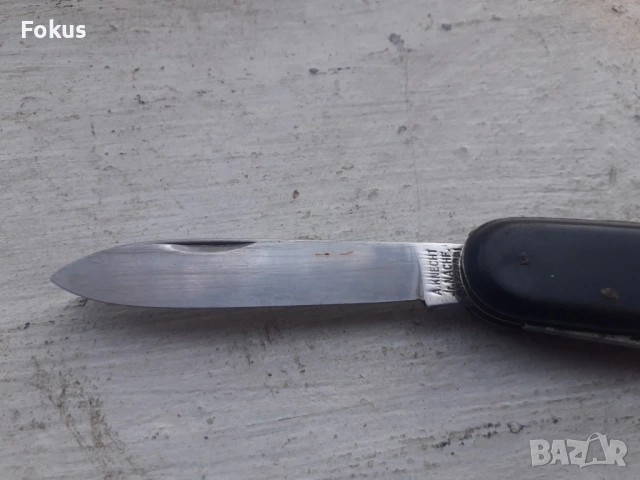 Старо джобно ножче с маркировки, снимка 3 - Антикварни и старинни предмети - 53339658