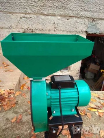 Немска Ярмомелка + Стойка 3.8кВ KW 2900 оборота в минута Фуражомелка Мелачка За Фураж  