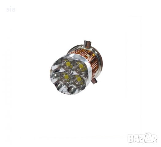 LED крушка за мотор, H4, 6000K, 12V, 3000Lm, снимка 3 - Аксесоари и консумативи - 36811889