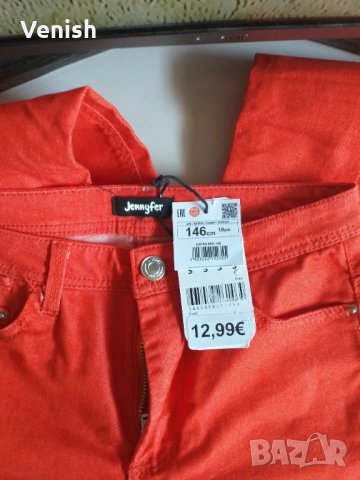 Червен панталон 7/8, снимка 3 - Детски панталони и дънки - 33585060