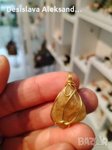 Висулка с хелиодор , снимка 1