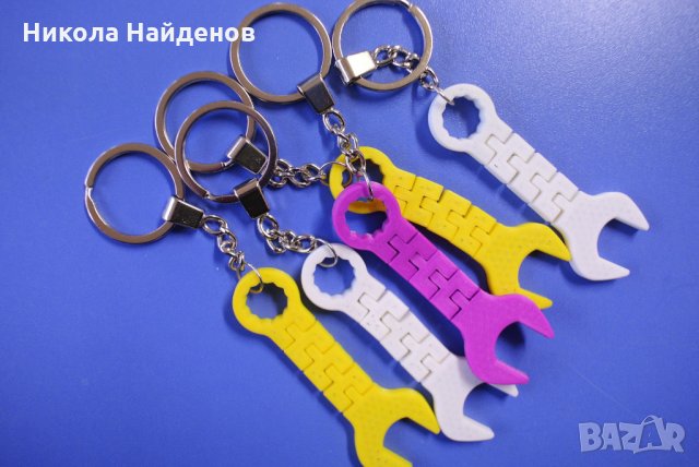Kлючодържател гаечен ключ, снимка 4 - Ръчно изработени сувенири - 32316580
