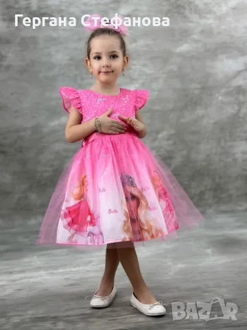 Рокля Барби Размери-3г.4г.5г.6г.7г. Цена-42лв