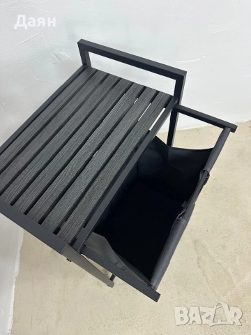 Кош за пране VASAGLE, подвижна платнена чанта, 65L, снимка 7 - Други стоки за дома - 52669262