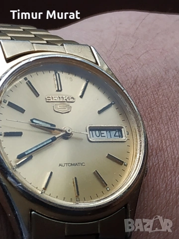предлага се мъжки часовник Сейко 5 автоматик рядак и търсен модел , снимка 8 - Мъжки - 53093172