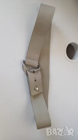 Сив колан естествена кожа Ted Baker , снимка 5 - Колани - 49603149