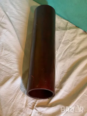 Дървена ваза цилиндър 50 см. отвор 12 см., снимка 4 - Вази - 47346805