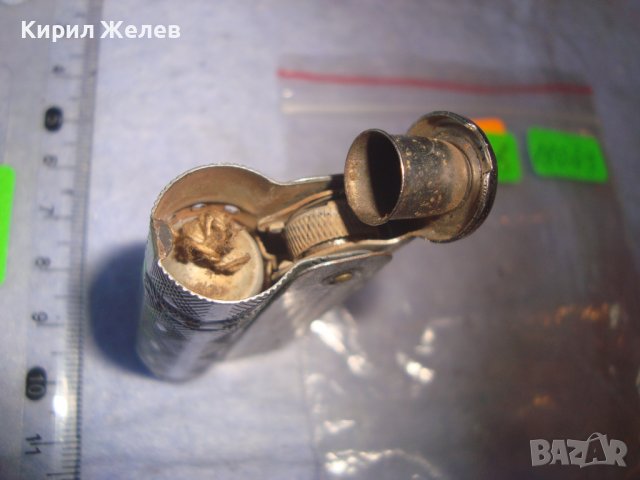 СТАРА БЕНЗИНОВА МАРКОВА РЕТРО Тип ИМКО СРЕБРИСТА ЗАПАЛКА 18643, снимка 4 - Колекции - 37110856