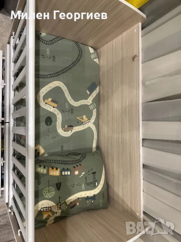 Бебешка кошара с двулицев матрак, снимка 4 - Кошарки - 50567424