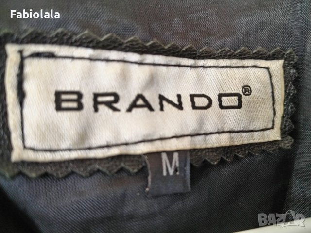 Brando leren jasje S, снимка 4 - Сака - 44030361