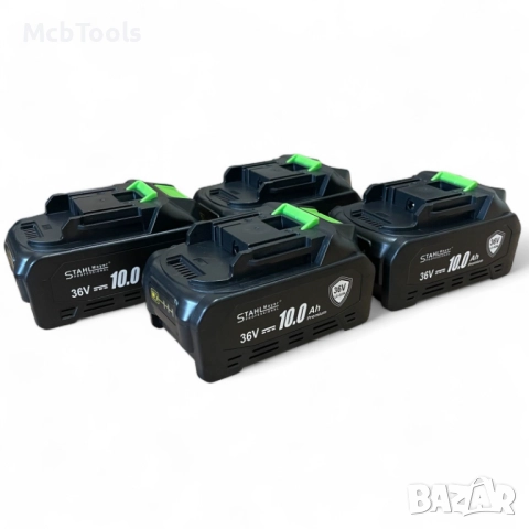 Комплект 7 акумулаторни машини с 4 батерии и 30 части в куфар StahlMayer, снимка 11 - Други инструменти - 51736796