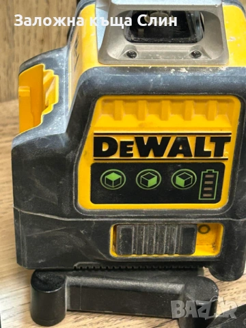Лазерен нивелир линеен DeWALT DCE089D1G 360° , снимка 4 - Други инструменти - 53308263