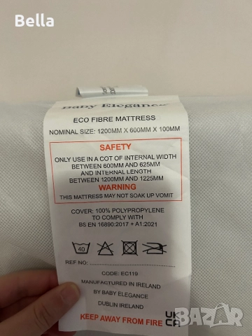 Бебешко креватче, матрак и чаршафи, завивка, снимка 10 - Бебешки легла и матраци - 52956183