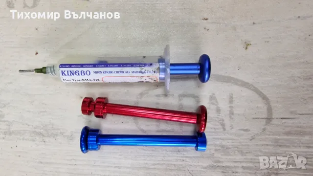  Паста-Флюс за запояване на смд елементи-KINGBO RMA-218, снимка 3 - Друга електроника - 37896569