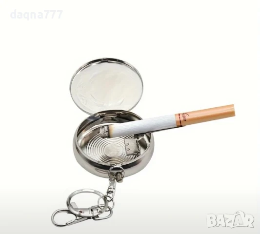 Пепелник за път/ мобилен неръждаема стомана с ключодържател, снимка 5 - Други - 50868753