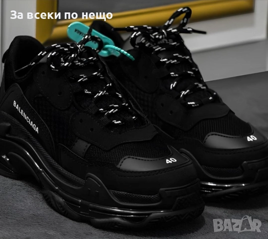 Balenciaga Унисекс👟Дамски Черни Маратонки С Кутия👟Мъжки Спортни Обувки Баленсиага Код S99