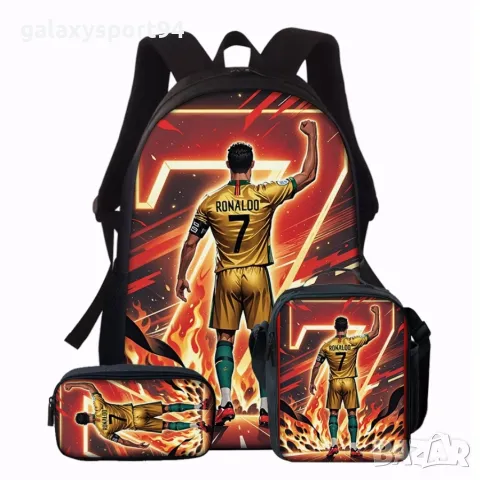 Ямал Футболна Раница + Несесер + Чантичка Мбапе / Роналдо/ Меси, снимка 7 - Футбол - 49227695