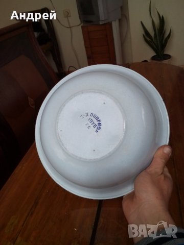 Стара емайлирана паница,купа #6, снимка 3 - Други ценни предмети - 28265173