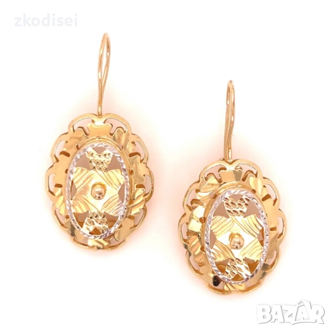 Златни обеци 6,90гр. 14кр. проба:585 модел:35631-3