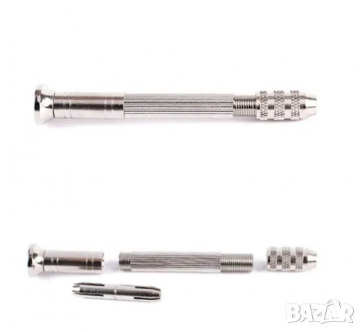 Малка ръчна дрелка с 10 свредла, снимка 3 - Други инструменти - 39711366