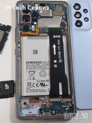 Samsung A53 5G A536B части основна платка блок захранване камера батерия заден капак звънец слушалка